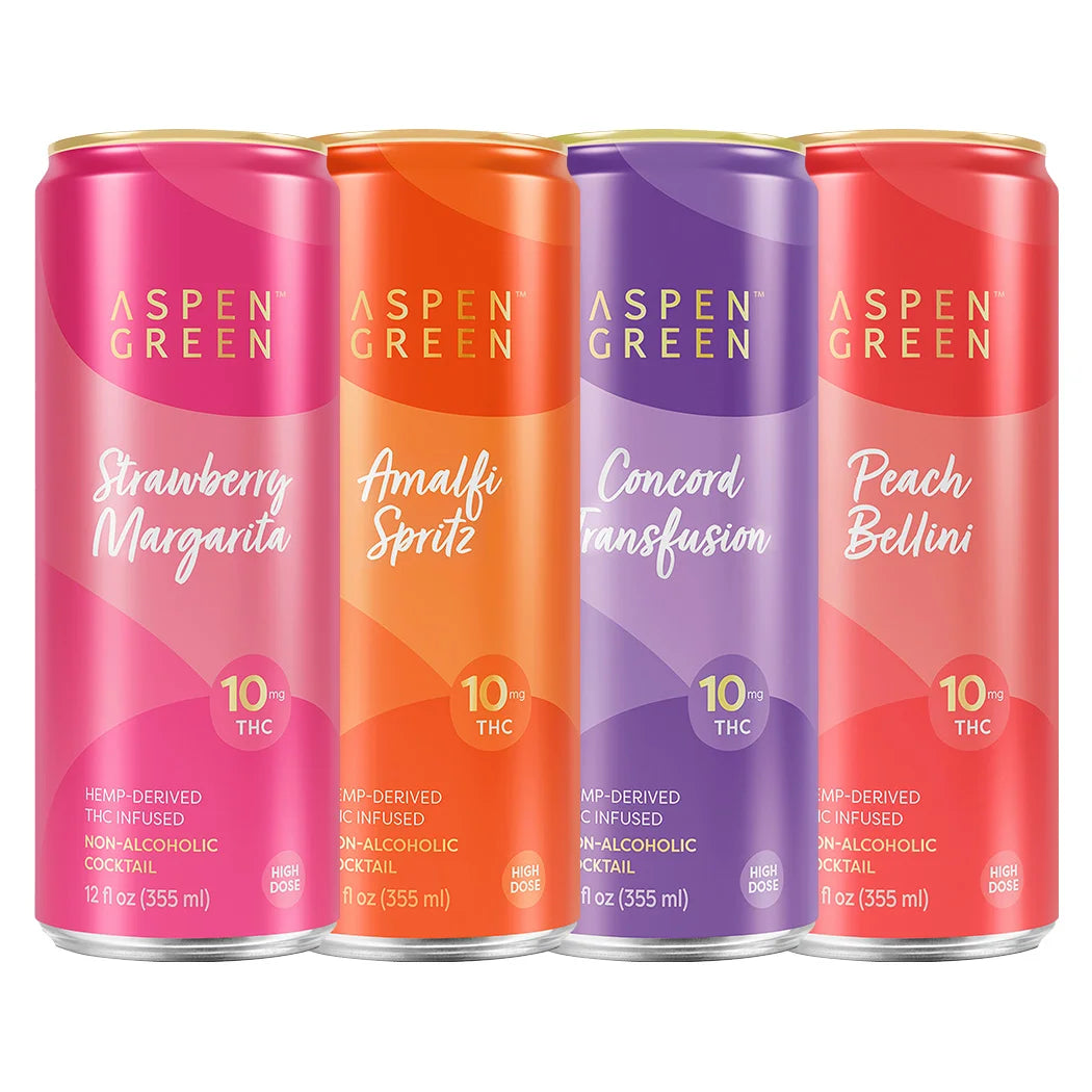 Aspen Green THC Drink Variety Pack (10mg)