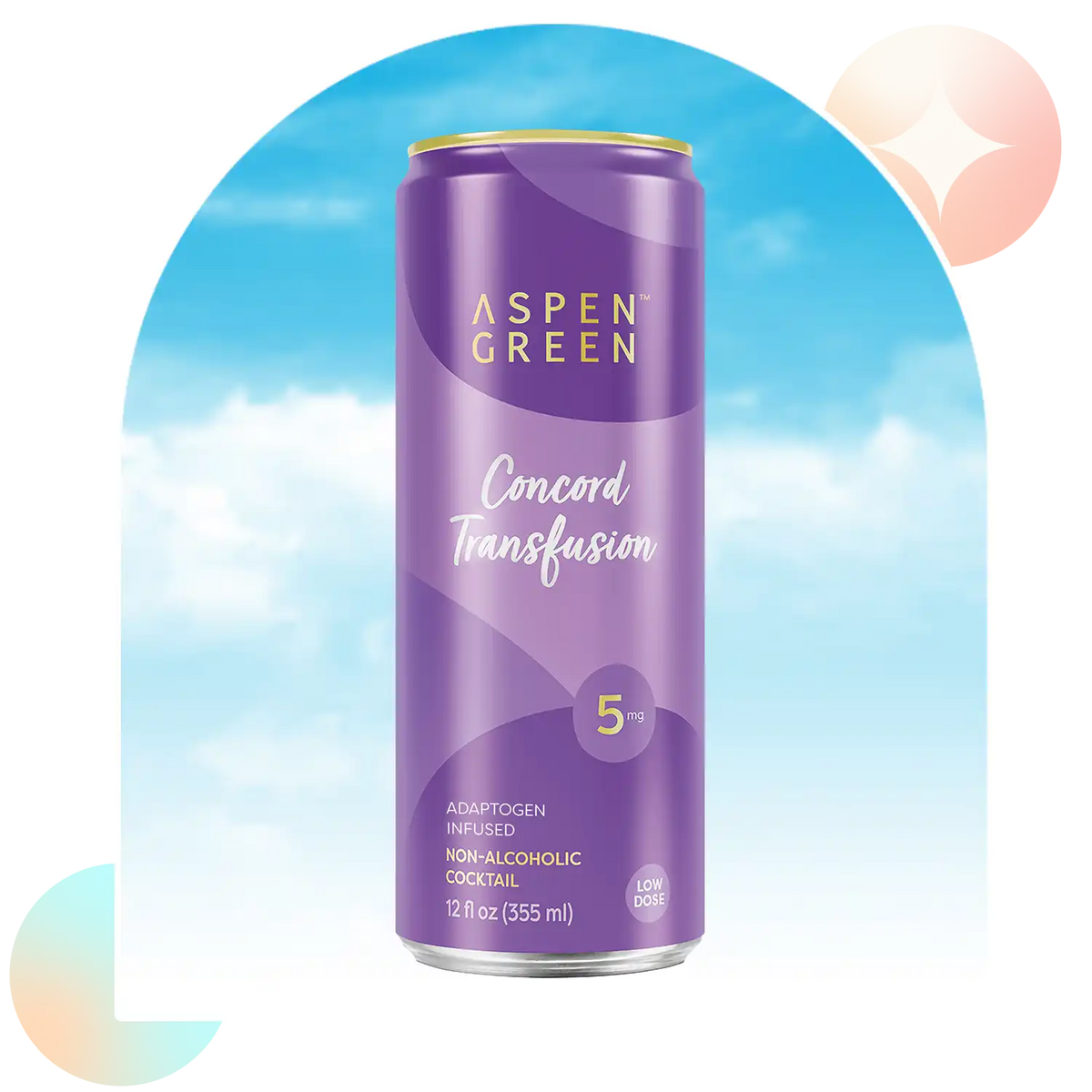 Aspen Green Concord Transfusion — 10mg Hemp THC Cocktail