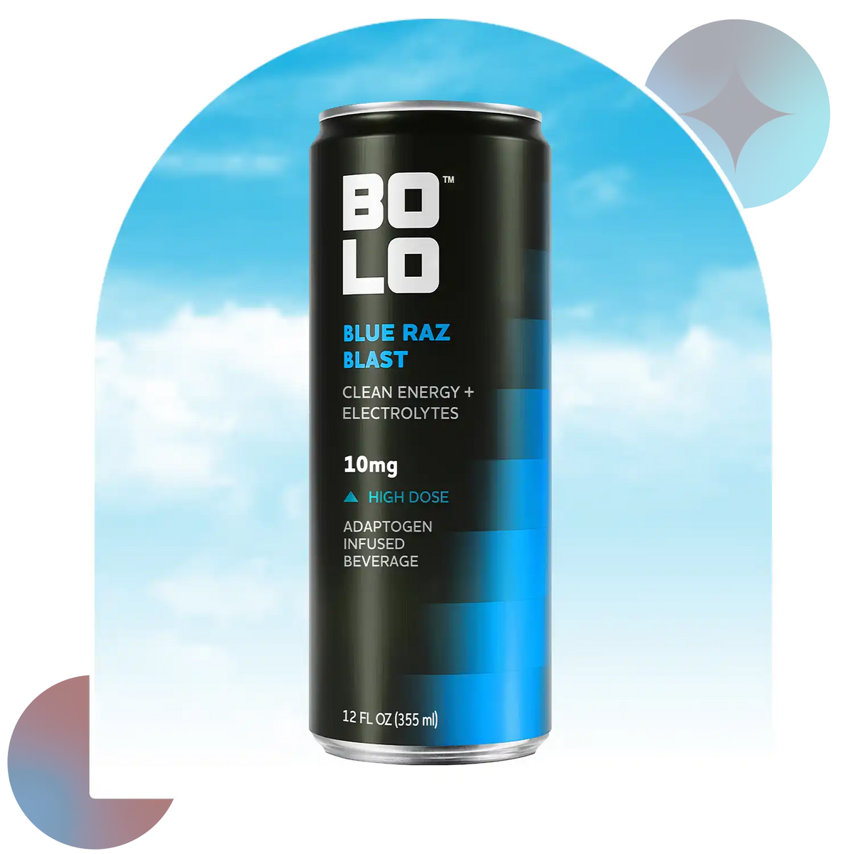 Bolo Blue Raz Blast — 10mg Hemp THC Seltzer