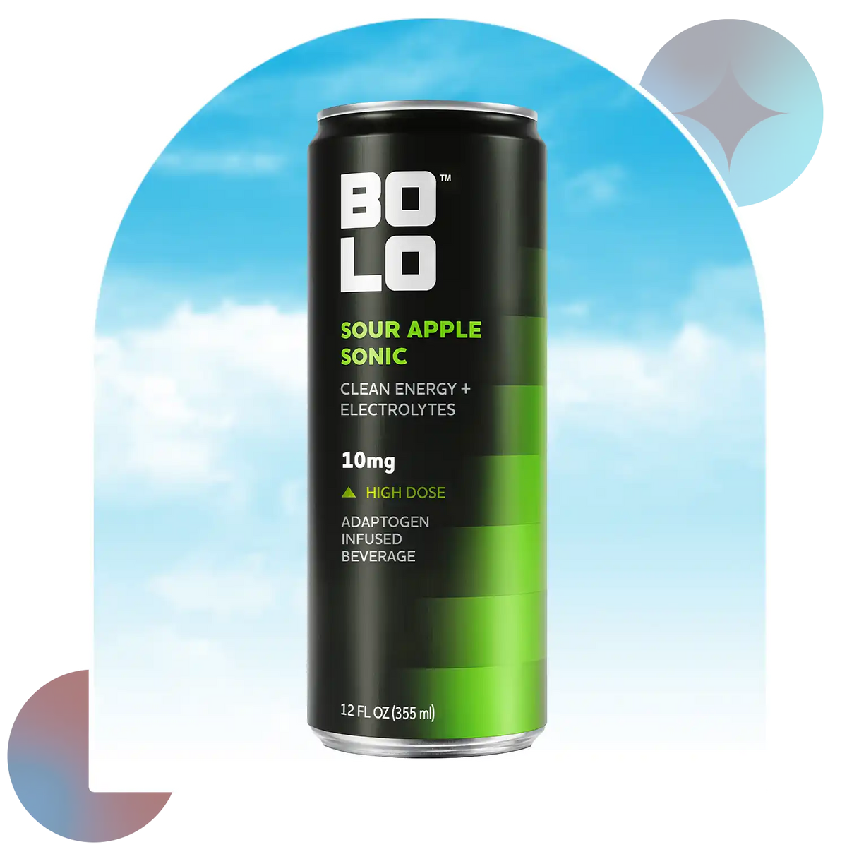 Bolo Sour Apple Sonic — 10mg Hemp THC Seltzer