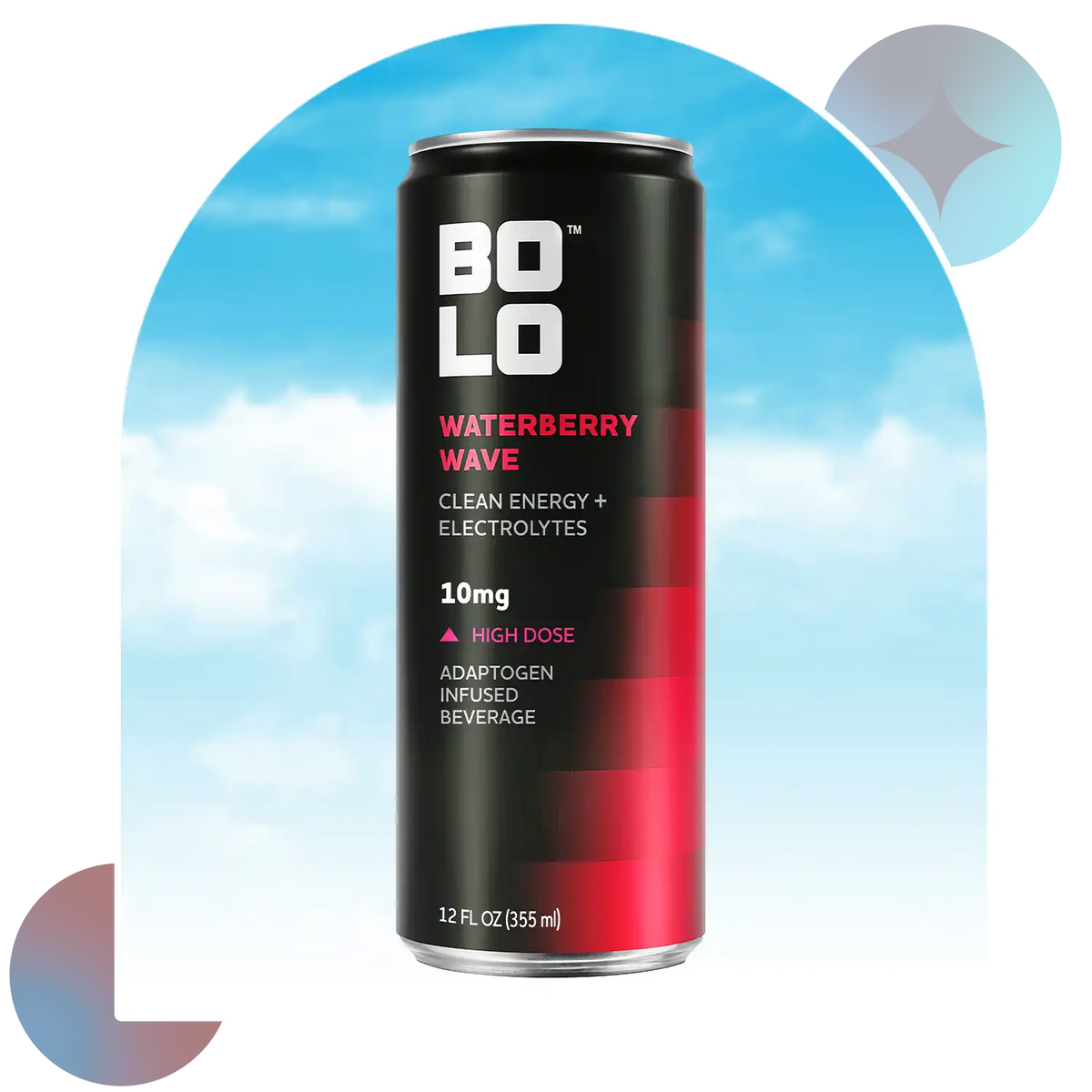 Bolo Waterberry Wave — 10mg Hemp THC Seltzer