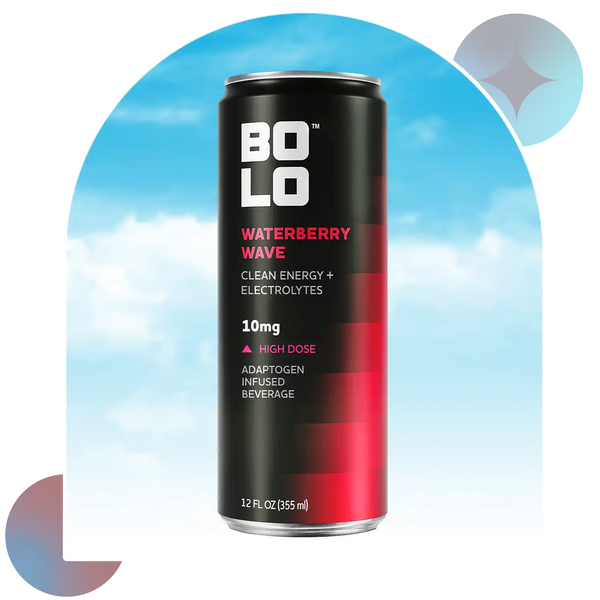 Bolo Waterberry Wave — 10mg Hemp THC Seltzer