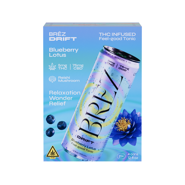 Brez Drift Blueberry Lotus 4-pack