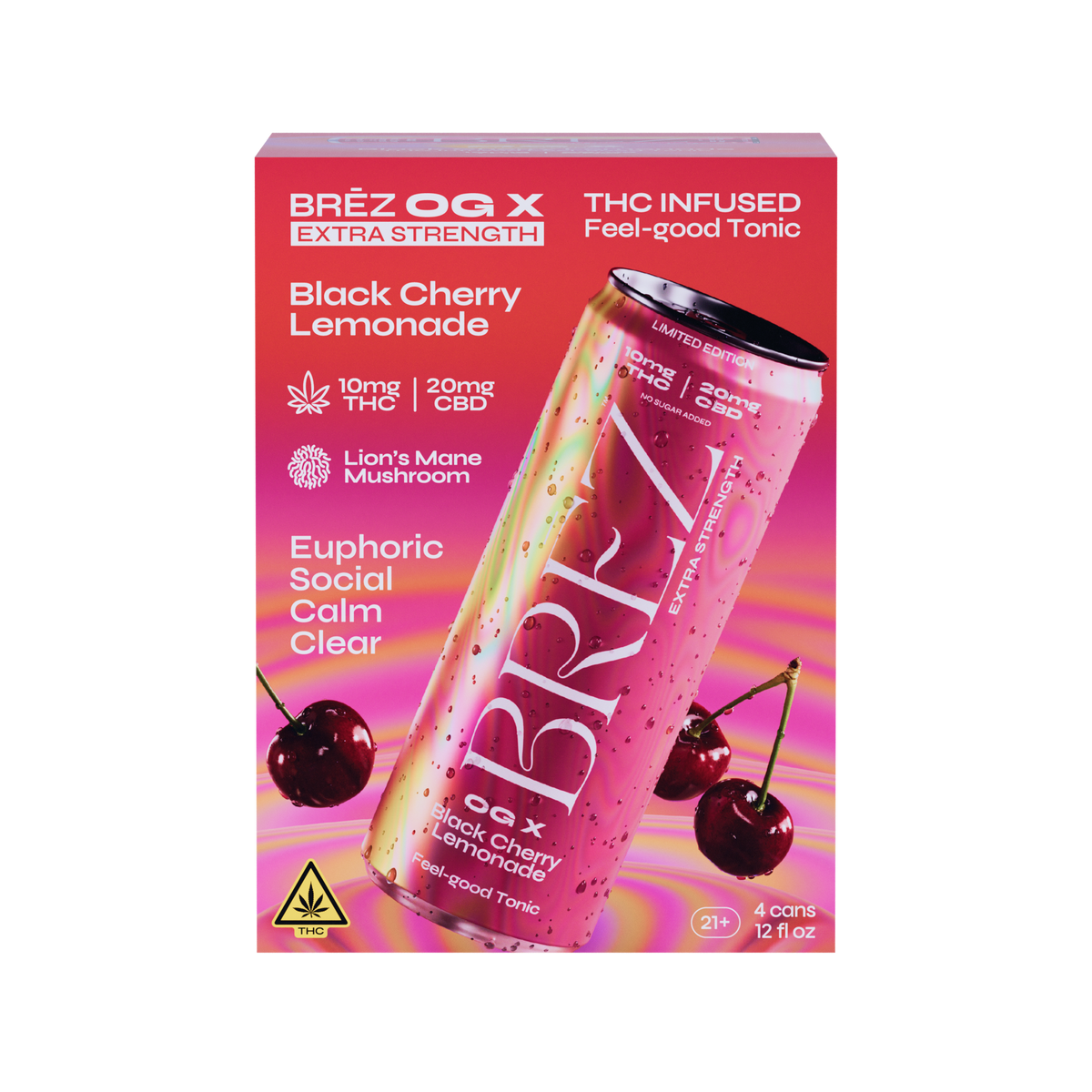 Brez OG X Black Cherry Lemonade 4-pack