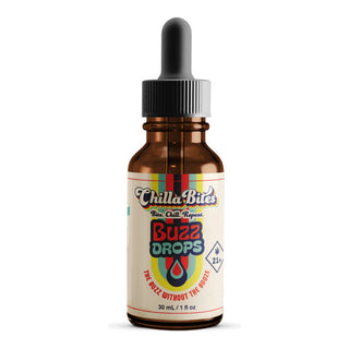 Buzz Drops Unflavored THC Drink Drops — 2.5mg THC + 5mg CBG (30 Servings)