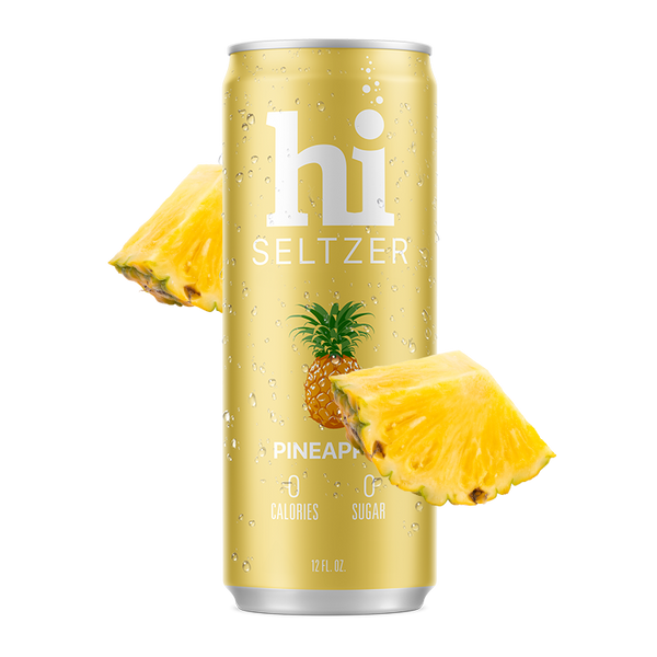 hi Seltzer Pineapple — 5mg Hemp THC Seltzer