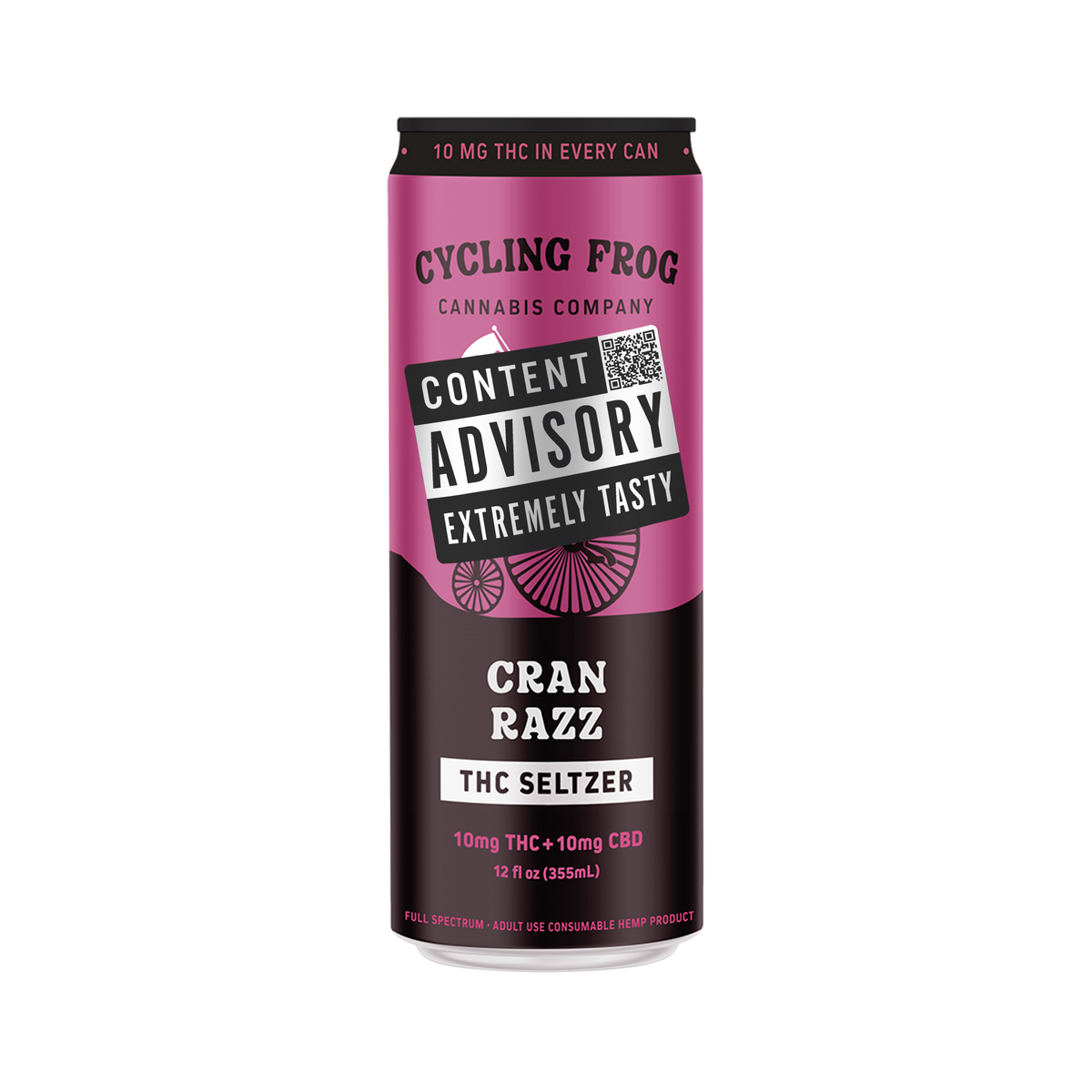 Cycling Frog Cran Razz 10mg can