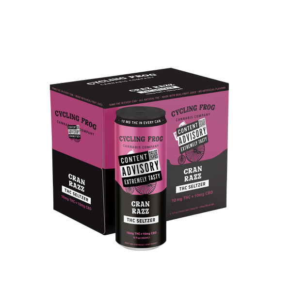 Cycling Frog Cran Razz 10mg 6-pack