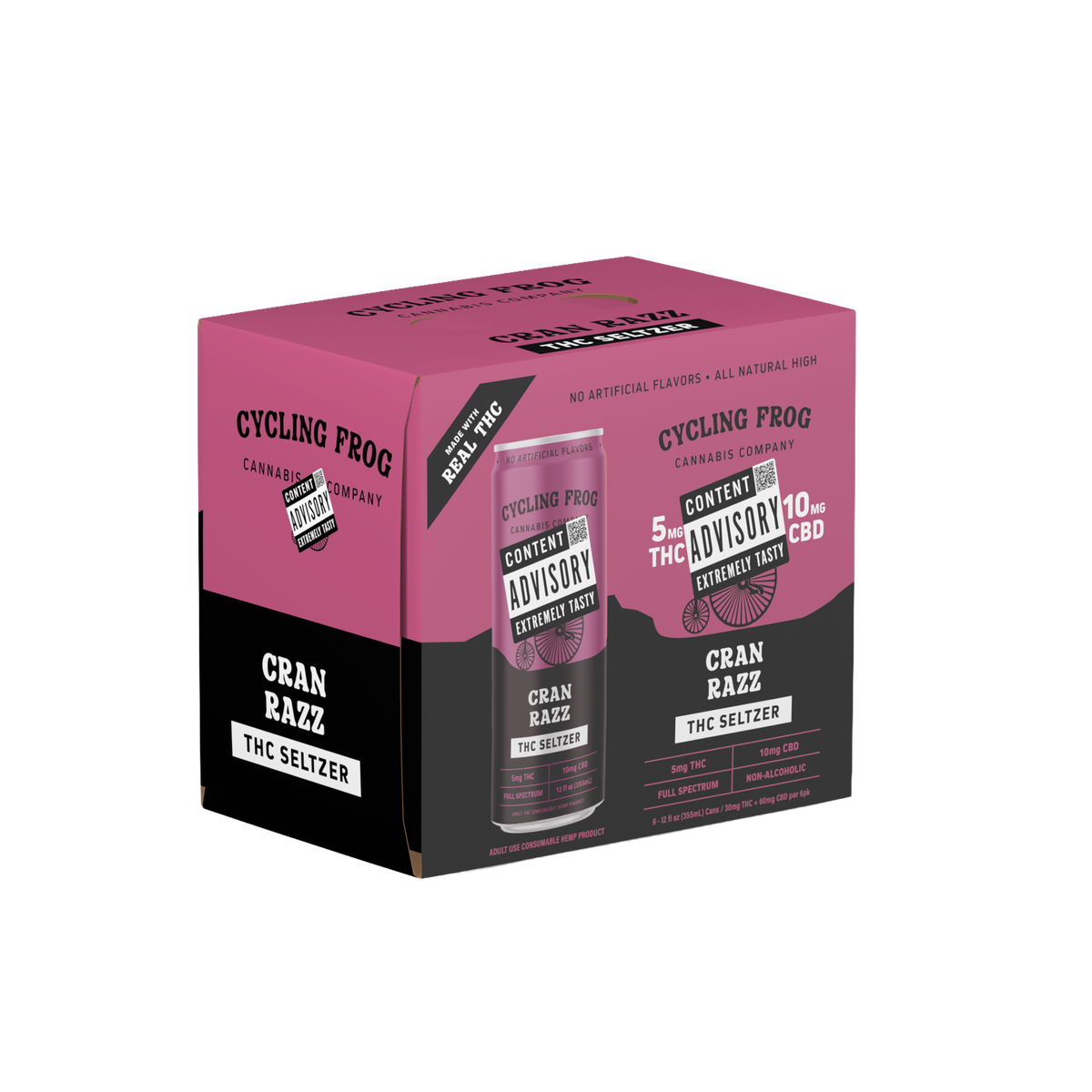 Cycling Frog Cran Razz 5mg 6-pack