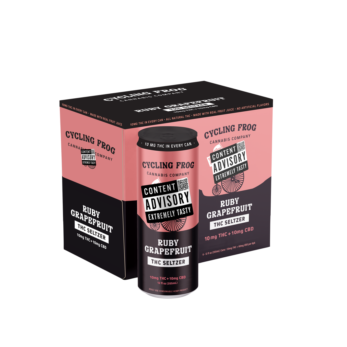Cycling Frog Ruby Grapefruit 10mg 6-pack