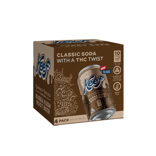 Keef Classic Soda Cerveza de Raíz Bubba Kush (Caja de 24 latas)