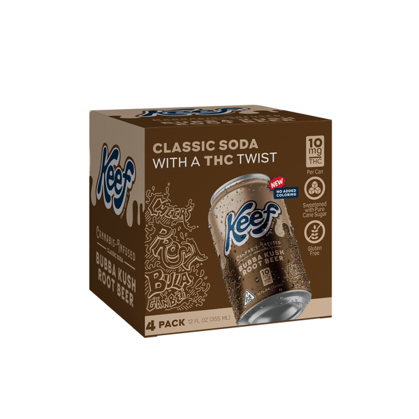 Keef Classic Soda Bubba Kush Root Beer 4-pack