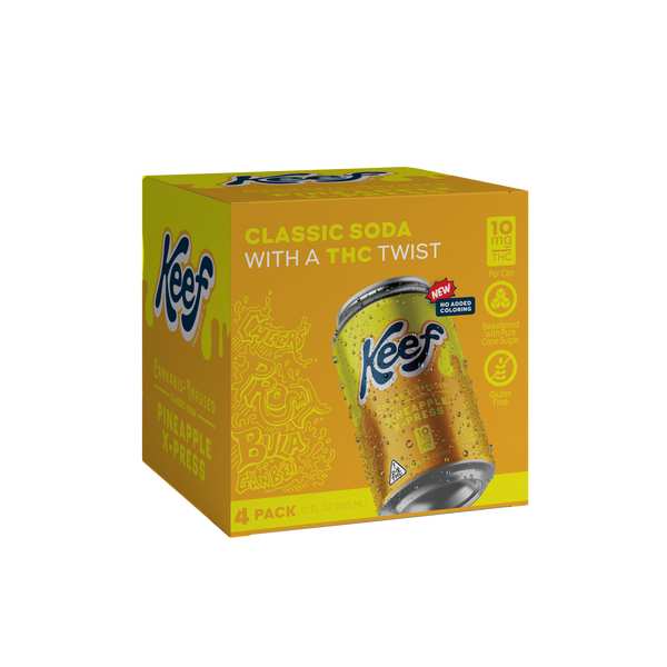 Keef Classic Soda Pineapple X-Press 4-pack