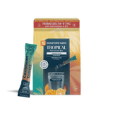 Hometown Hero Caribbean Sunset orange mango THC drink mix bag and packet
