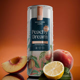 Can of Peachy Dream THC lemonade