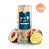Hometown Hero Peachy Dream peach THC lemonade 25mg can