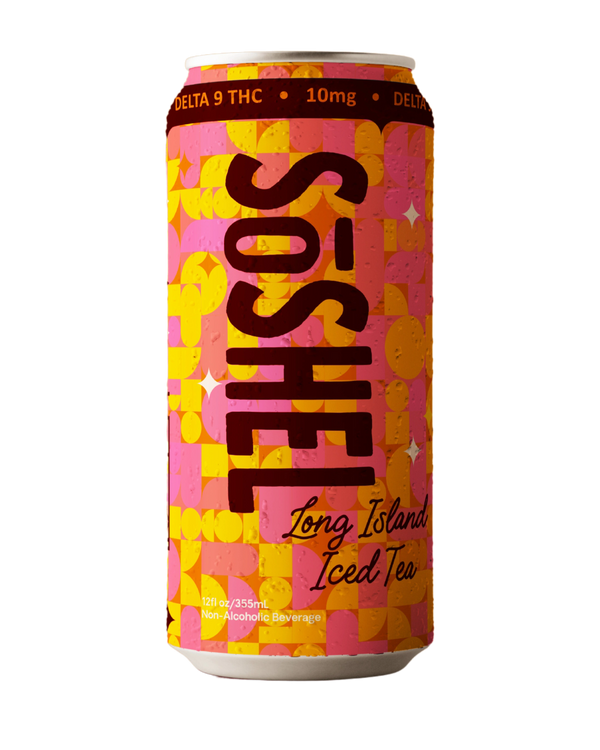 SoSHEL Long Island Iced Tea 10mg THC can — cola, tea, lemon